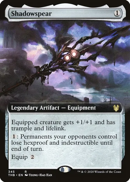 Shadowspear, Magic card THB 345 — Theros Beyond Death set