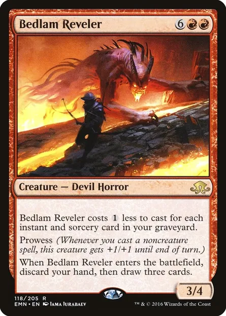 Bedlam Reveler, Magic card EMN 118 — Eldritch Moon set