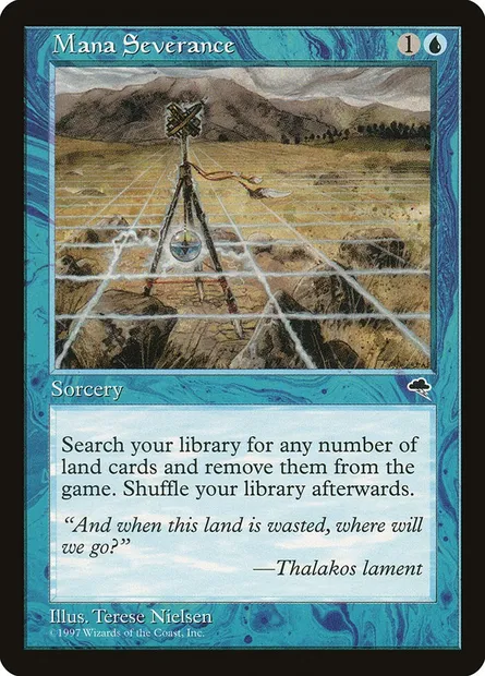 Mana Severance, Magic card TMP 73 — Tempest set