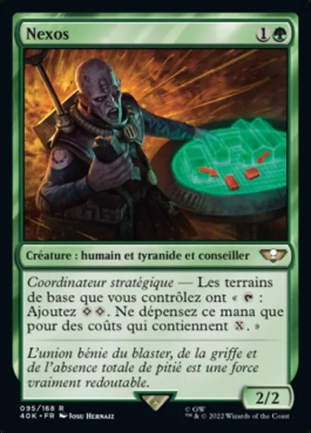 Nexos, carte Magic 40K 95 — extension Warhammer 40,000 Commander