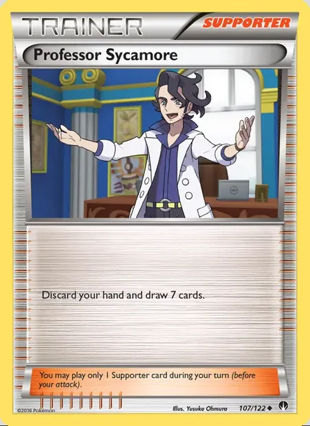 Professor Sycamore, Pokémon card BKP 107 — BREAKpoint set