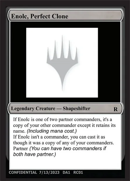 Enolc, Perfect Clone, Magic card UNK RC01c — Unknown Event set