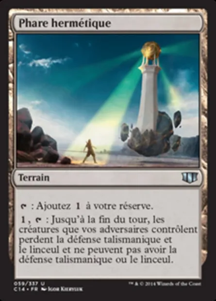 Phare hermétique, carte Magic C14 59 — extension Commander 2014