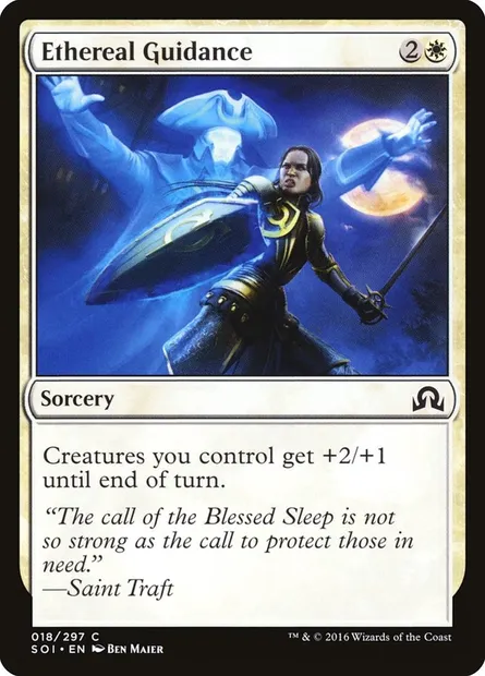 Ethereal Guidance, Magic card SOI 18 — Shadows over Innistrad set
