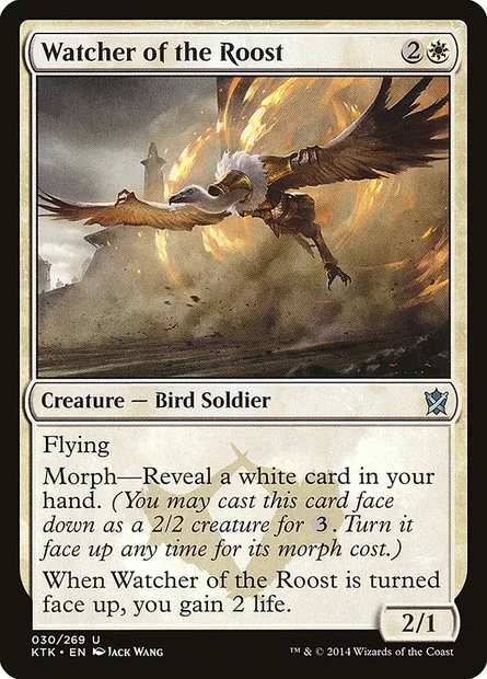 Watcher of the Roost, Magic card KTK 30 — Khans of Tarkir set