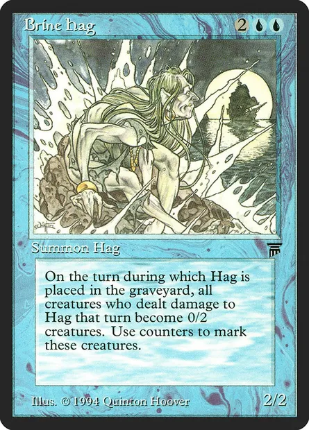 Brine Hag, Magic card LEG 49 — Legends set