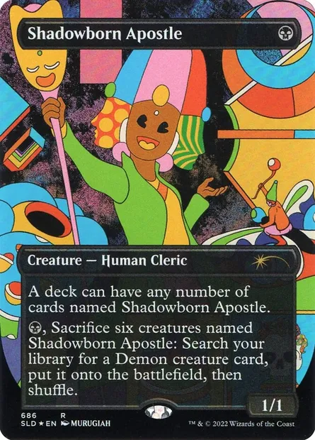 Shadowborn Apostle, Magic card SLD 686 — Secret Lair Drop set