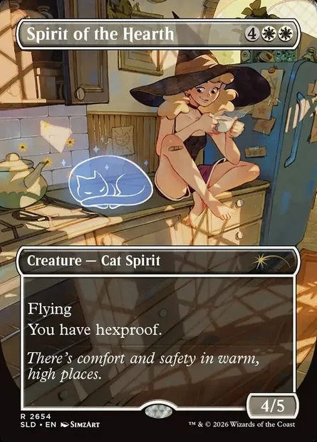 Spirit of the Hearth, Magic card SLD 2654 — Secret Lair Drop set
