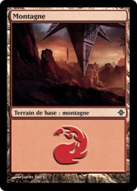 Montagne, carte Magic ROE 241 — extension L'ascension des Eldrazi