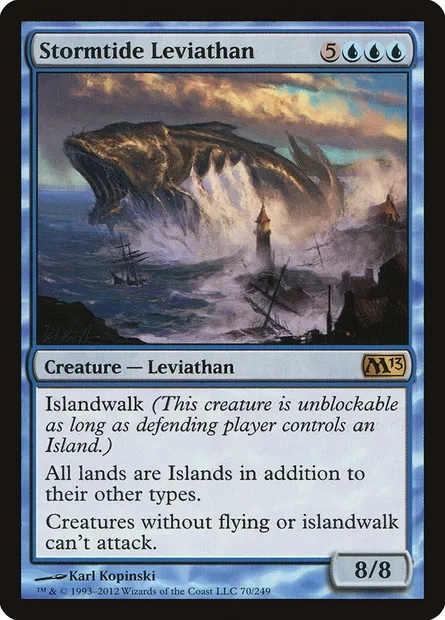 Stormtide Leviathan, Magic card M13 70 — Magic 2013 set