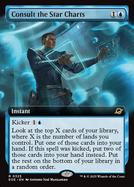 Consult the Star Charts, Magic card EOE 325 — Edge of Eternities set