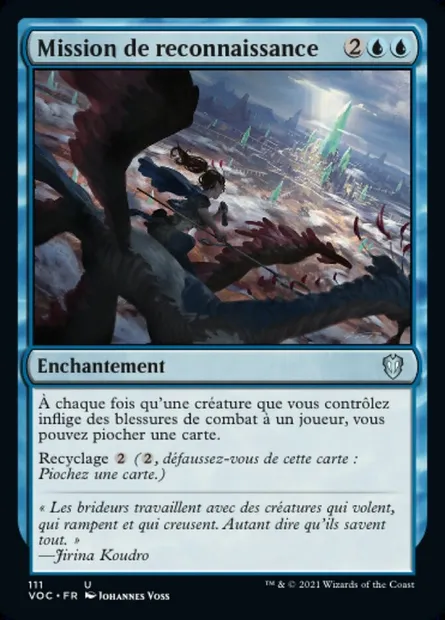 Mission de reconnaissance, carte Magic VOC 111 — extension Crimson Vow Commander