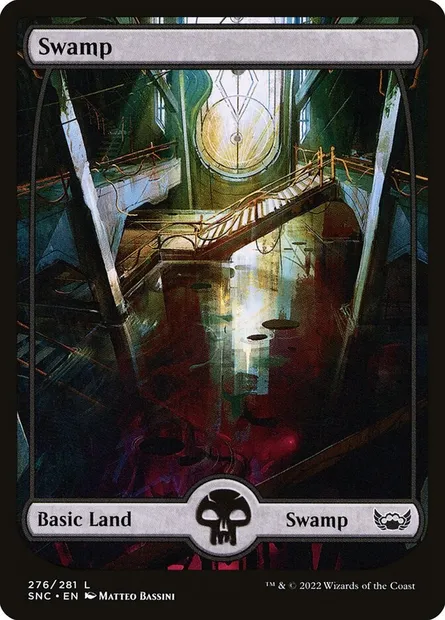 Swamp, Magic card SNC 276 — Streets of New Capenna set