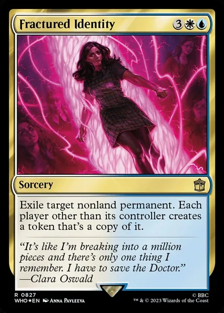 Fractured Identity, Magic card WHO 827 — Doctor Who set
