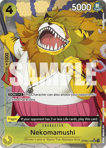 Chavipère, carte One Piece OP06-110 — extension ONE PIECE CARD THE BEST