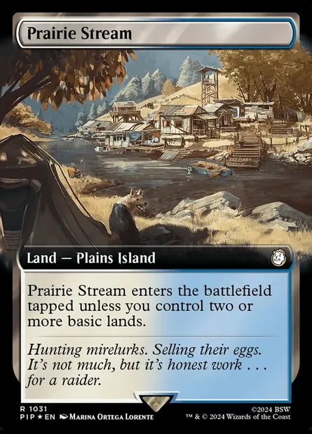 Prairie Stream, Magic card PIP 1031 — Fallout set