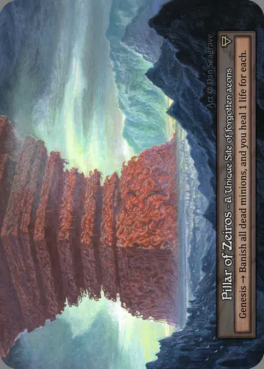 Pillar of Zeiros, carte Sorcery ALP 379 — extension Alpha