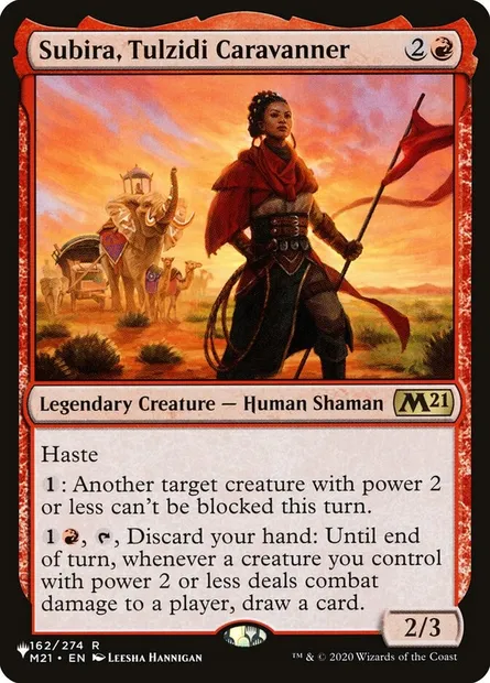 Subira, Tulzidi Caravanner, Magic card PLST M21-162 — The List set