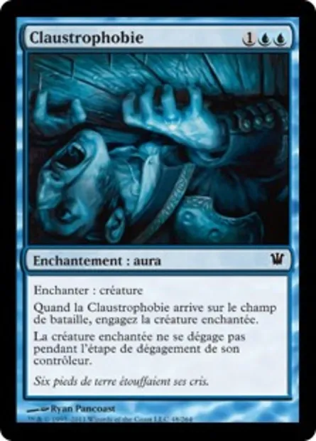 Claustrophobie, carte Magic ISD 48 — extension Innistrad