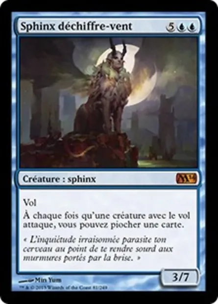 Sphinx déchiffre-vent, carte Magic M14 81 — extension Magic 2014