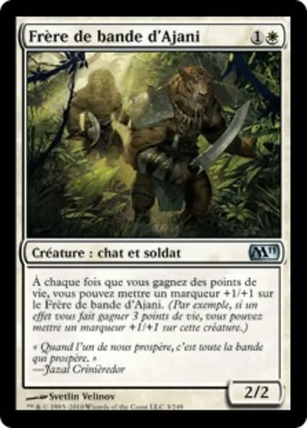 Frère de bande d'Ajani, carte Magic M11 3 — extension Magic 2011
