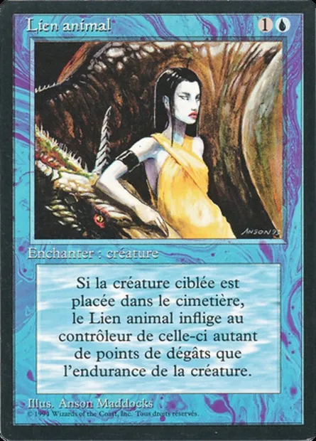 Creature Bond, Magic card FBB 55 — Foreign Black Border set