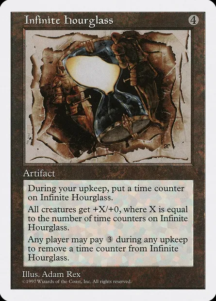 Infinite Hourglass, Magic card 5ED 378 — Fifth Edition set