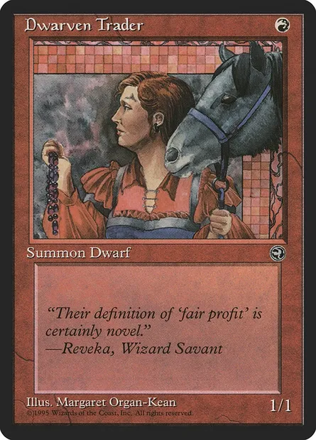 Dwarven Trader, Magic card HML 72a — Homelands set