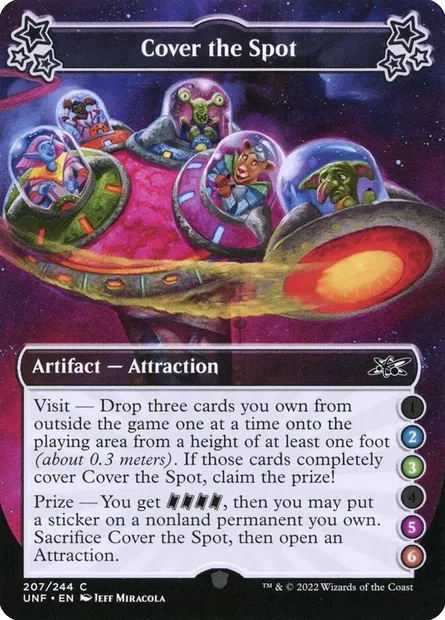 Cover the Spot, carte Magic UNF 207b — extension Unfinity