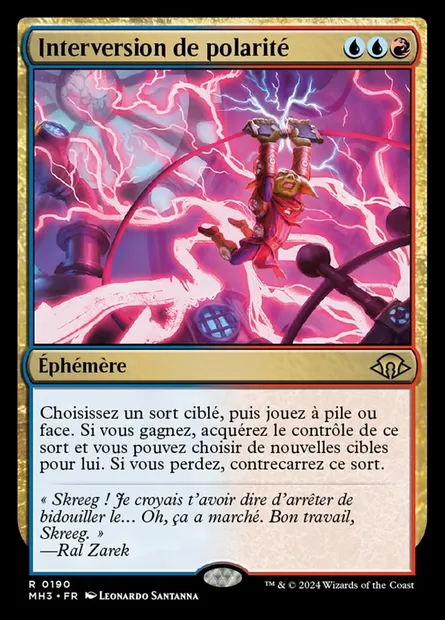 Interversion de polarité, carte Magic MH3 190 — extension Modern Horizons 3