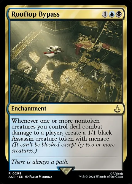 Rooftop Bypass, Magic card ACR 298 — Assassin's Creed set