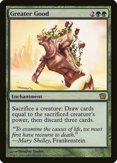 Greater Good, Magic card 9ED 245★ — Ninth Edition set