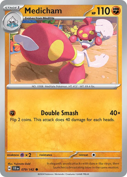 Medicham, Pokémon card SCR 079 — Stellar Crown set