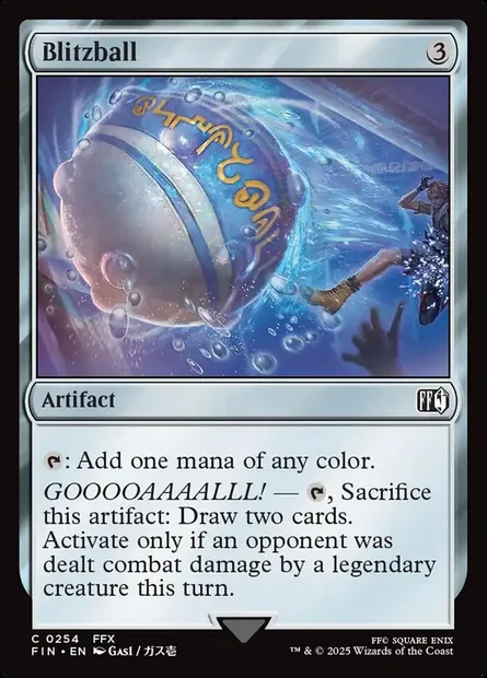 Blitzball, Magic card FIN 254 — Final Fantasy set