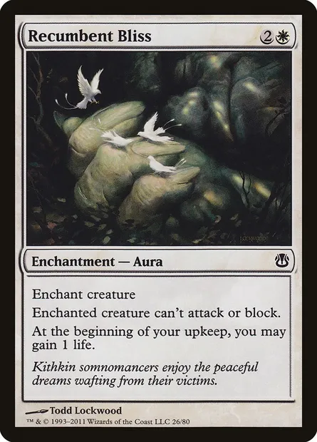 Recumbent Bliss, Magic card DDH 26 — Duel Decks: Ajani vs. Nicol Bolas set