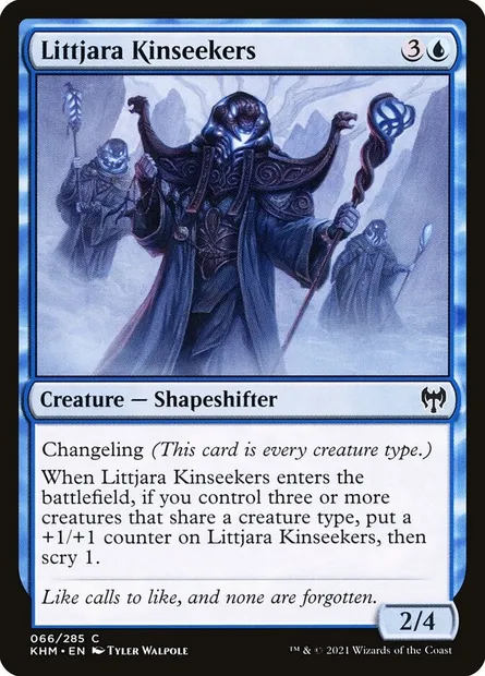Littjara Kinseekers, Magic card KHM 66 — Kaldheim set