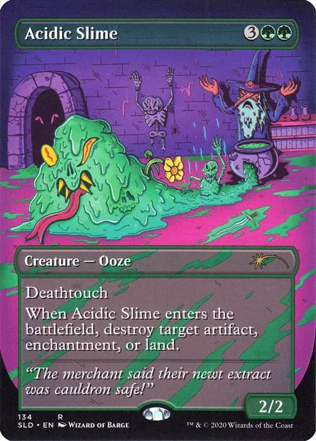 Acidic Slime, Magic card SLD 134 — Secret Lair Drop set