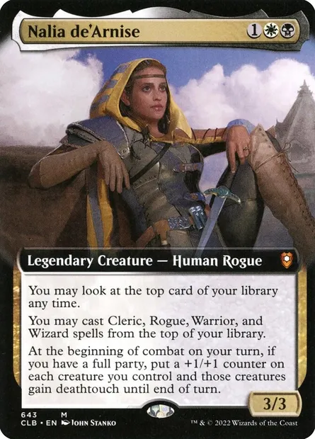 Nalia de'Arnise, Magic card CLB 643 — Commander Legends: Battle for Baldur's Gate set