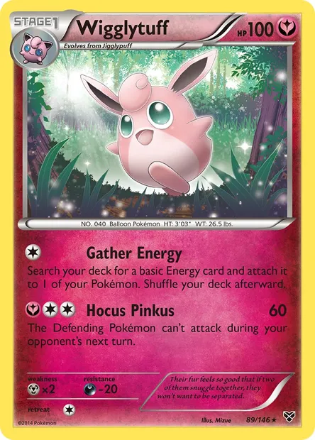 Wigglytuff, Pokémon card XY 89 — XY set