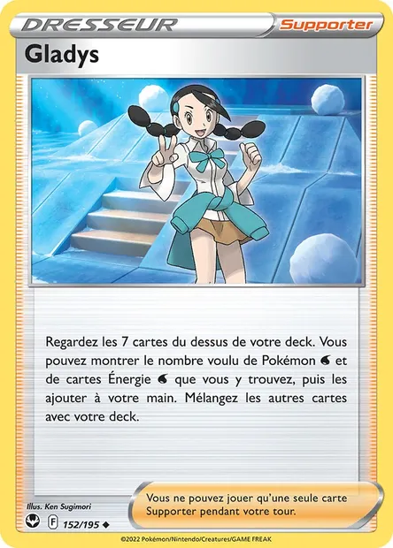 Gladys, carte Pokémon SIT 152 — extension Tempête Argentée