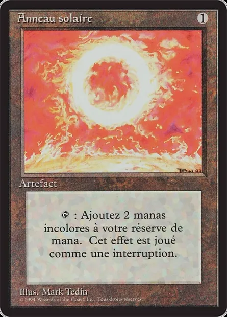 Sol Ring, Magic card FBB 274 — Foreign Black Border set
