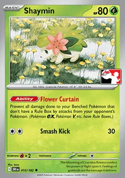 Shaymin, Pokémon card PPS 010-3 — Play! Pokémon Prize Pack Series set