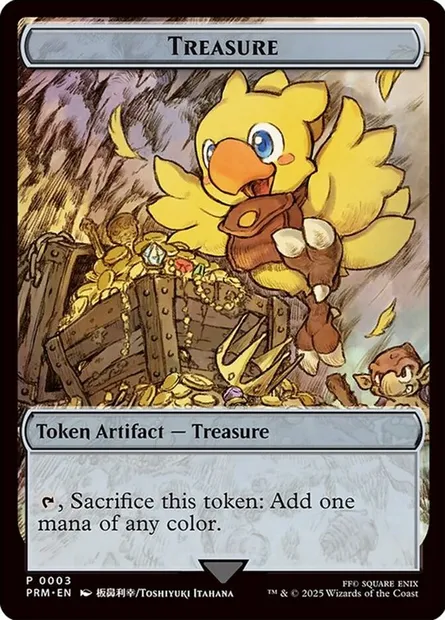 Treasure, Magic card WFIN 3 — FIN Asia WPN Promo Tokens set