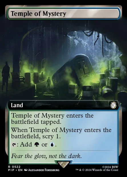 Temple du mystère, carte Magic PIP 522 — extension Fallout