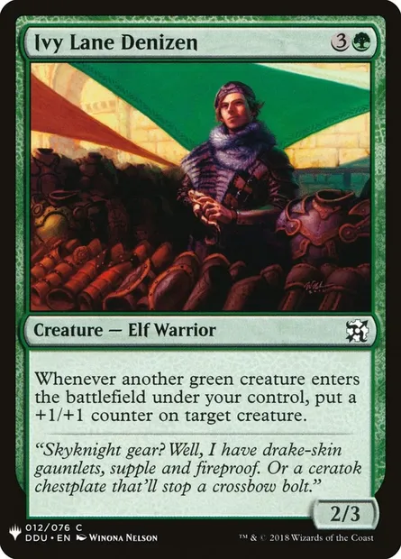 Ivy Lane Denizen, Magic card PLST DDU-12 — The List set