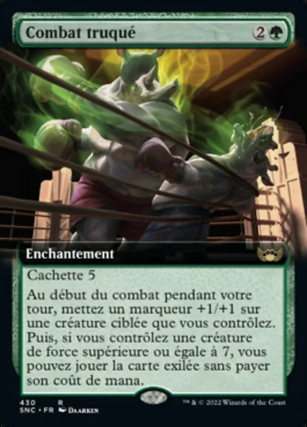 Combat truqué, carte Magic SNC 430 — extension Les rues de la Nouvelle-Capenna