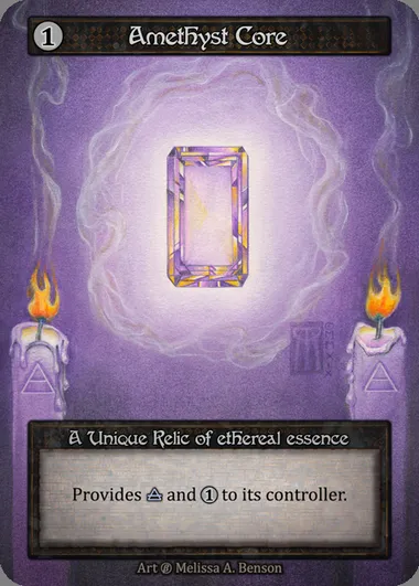 Amethyst Core, Sorcery card BET 292 — Beta set