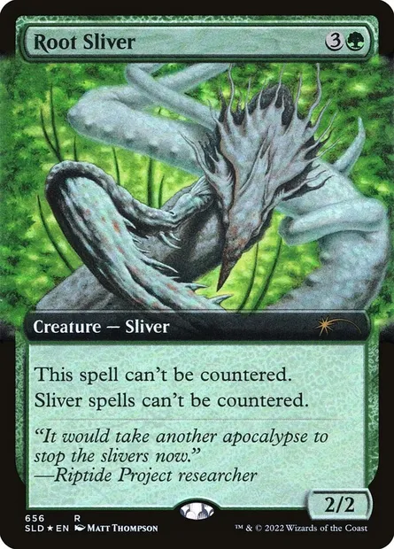 Root Sliver, Magic card SLD 656 — Secret Lair Drop set