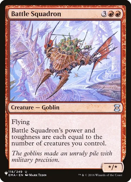 Battle Squadron, Magic card PLST EMA-118 — The List set