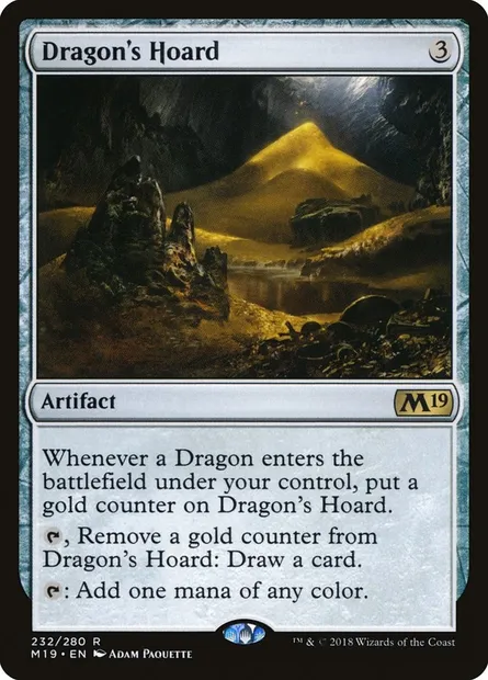 Dragon's Hoard, Magic card M19 232 — Core Set 2019 set